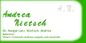 andrea nietsch business card